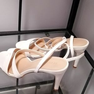 Pretty White high heels